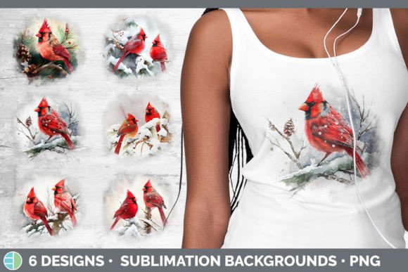 Christmas Cardinal Background Grunge S: A Designer's Review of Illustrations