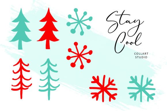 Christmas Elements: Festive Illustrations for Blogs