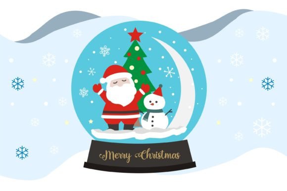 Christmas Glass Ball: Premium Illustrations for Festive Design