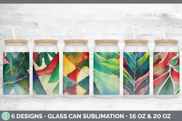 Christmas Glass Can Sublimation Beer M Illustrations Review
