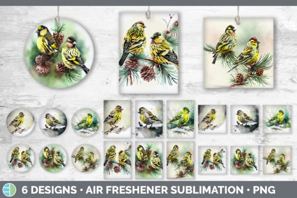 Christmas Siskin Air Freshener Sublima: Illustrations Review