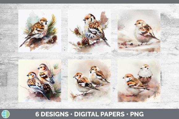 Christmas Snow Bunting: Festive Illustrations