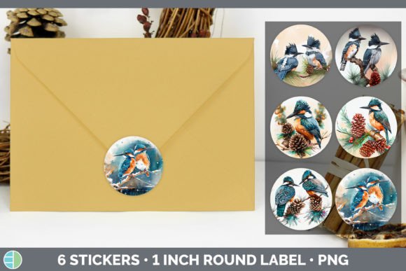 Kingfisher Christmas Stickers: A Designer's Review
