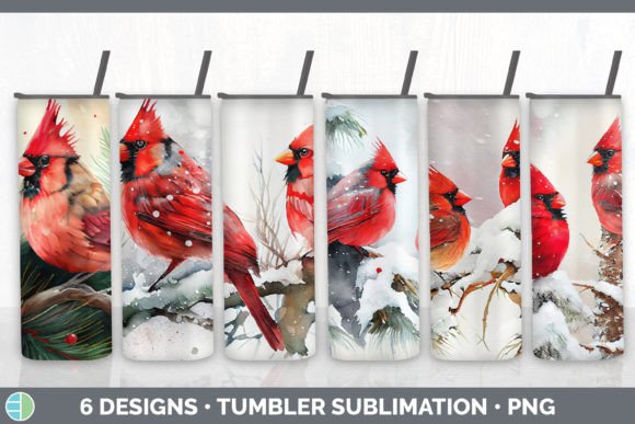 Review: Christmas Cardinal Tumbler Sublimation B for Stitchers