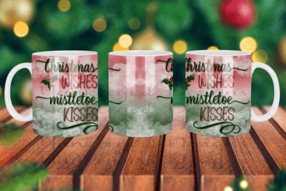 Review: Christmas Wishes Mistletoe Kisses Mug Design
